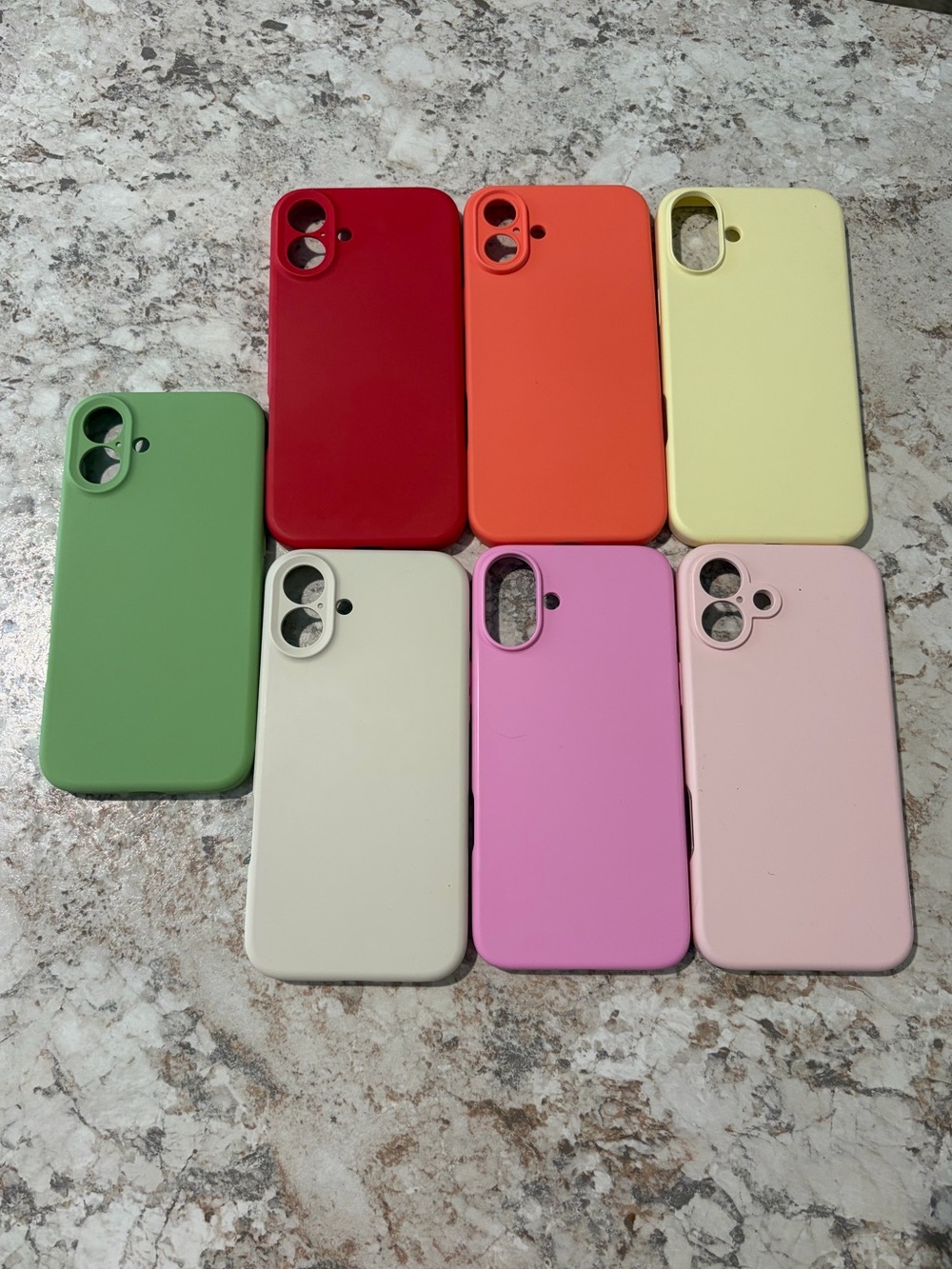 Bundle Of iPhone 16 Plus Silicone Cases